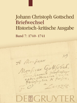 cover image of August 1740 – Oktober 1741